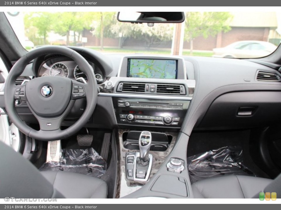 Black Interior Dashboard for the 2014 BMW 6 Series 640i xDrive Coupe #93232304