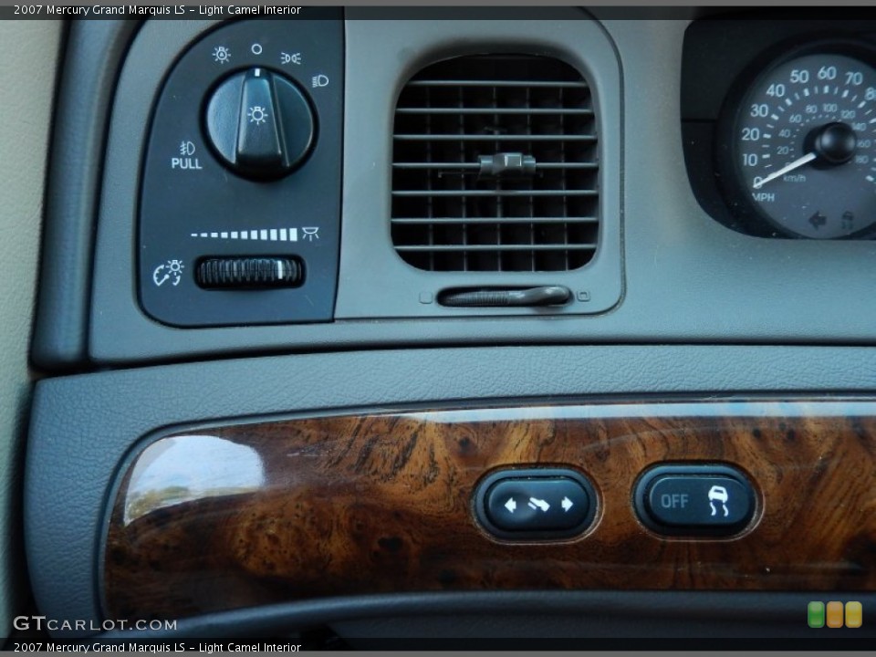 Light Camel Interior Controls for the 2007 Mercury Grand Marquis LS #93232478