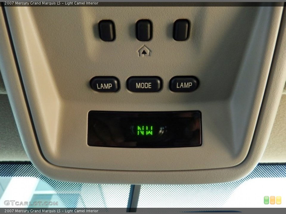 Light Camel Interior Controls for the 2007 Mercury Grand Marquis LS #93232499