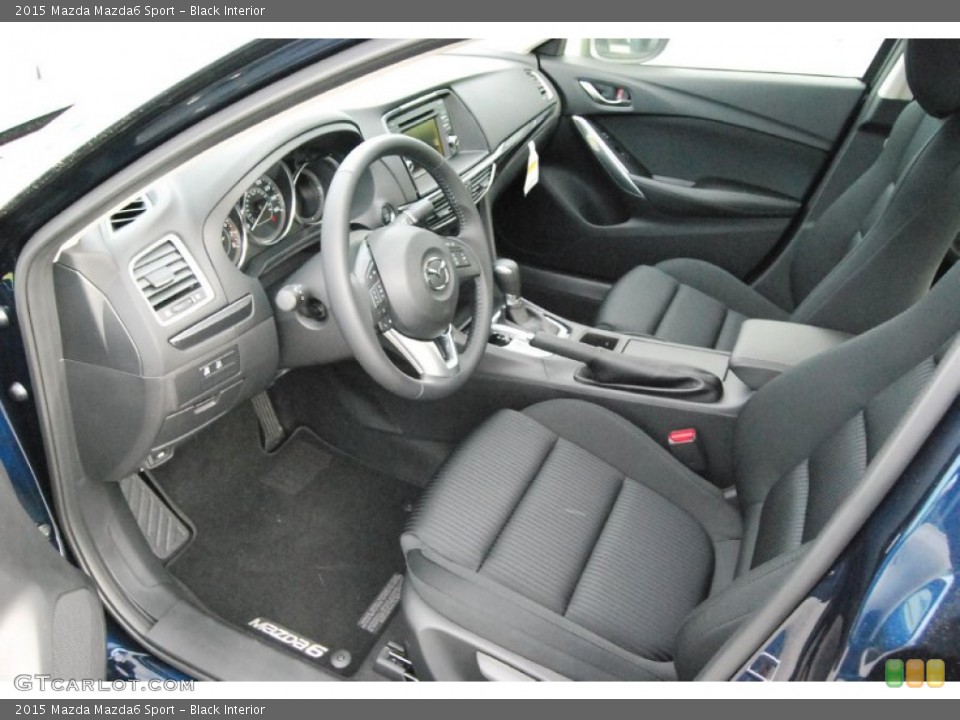 Black Interior Prime Interior for the 2015 Mazda Mazda6 Sport #93234696