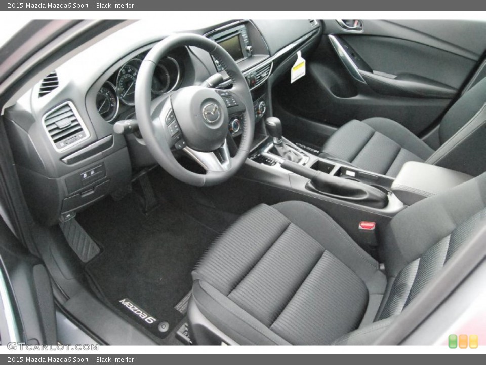 Black Interior Prime Interior for the 2015 Mazda Mazda6 Sport #93235256