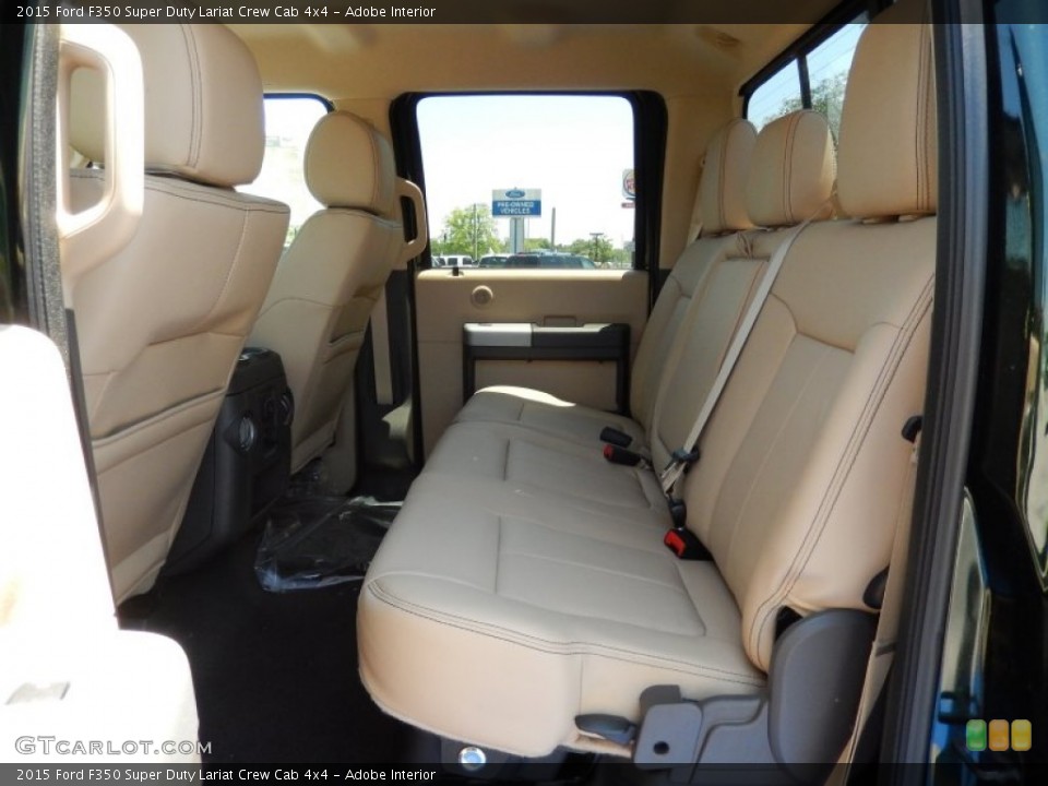 Adobe Interior Rear Seat for the 2015 Ford F350 Super Duty Lariat Crew Cab 4x4 #93235313