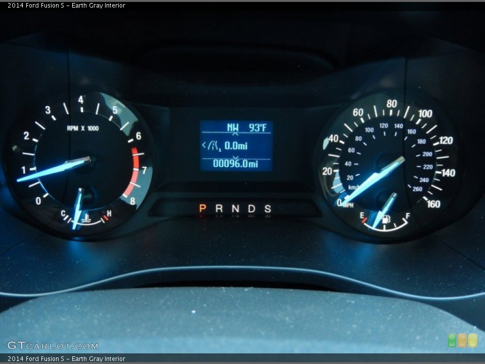 Earth Gray Interior Gauges for the 2014 Ford Fusion S #93235625