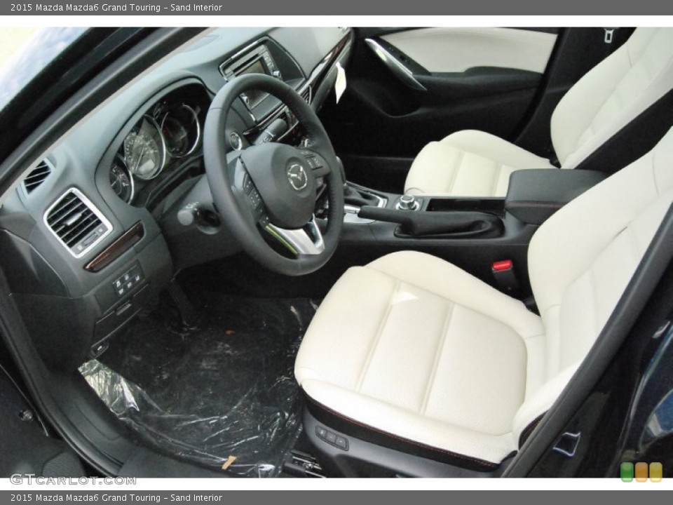 Sand Interior Front Seat for the 2015 Mazda Mazda6 Grand Touring #93235879