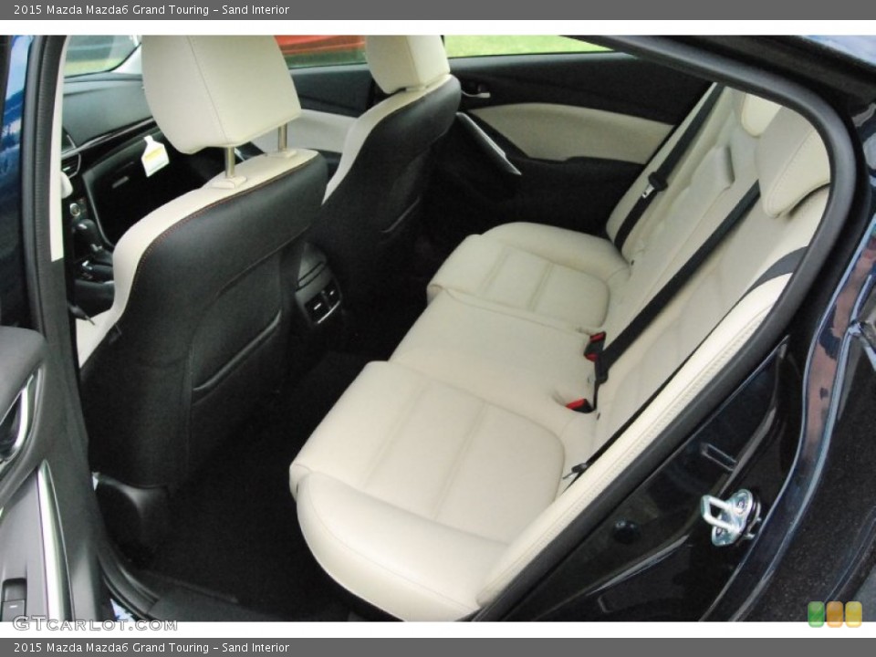 Sand Interior Rear Seat for the 2015 Mazda Mazda6 Grand Touring #93235919