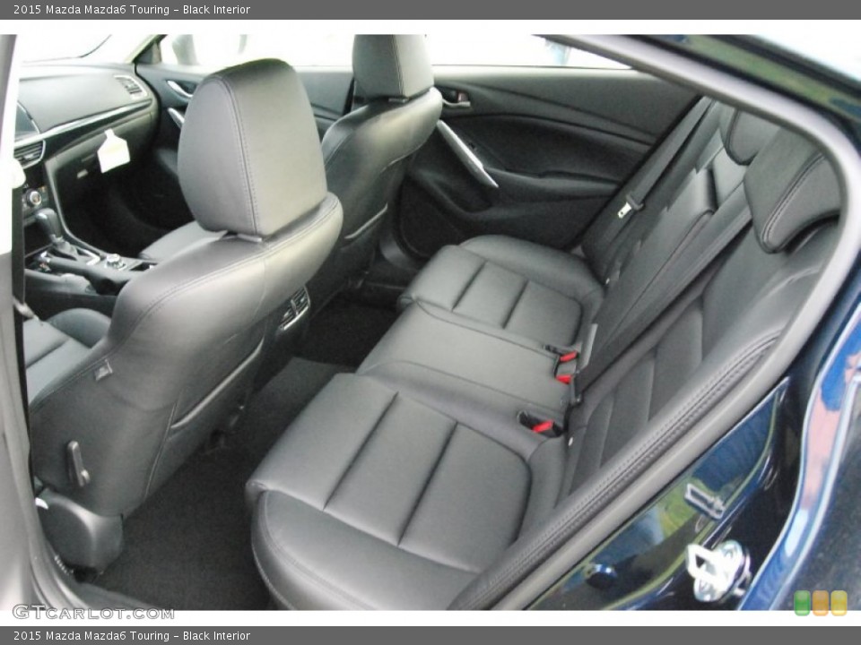 Black Interior Rear Seat for the 2015 Mazda Mazda6 Touring #93236144