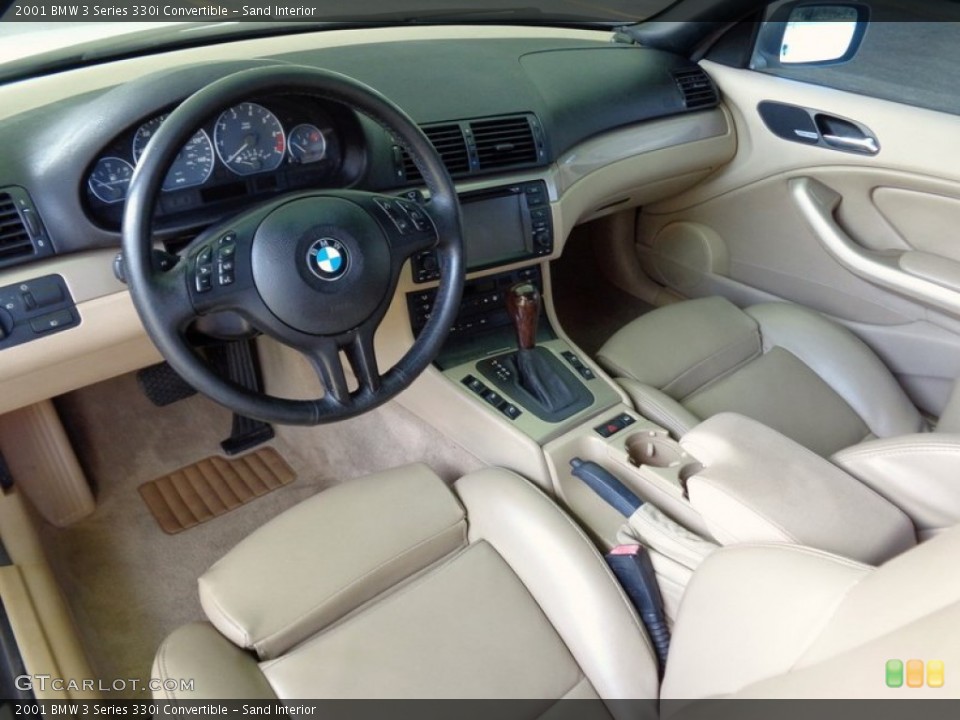 Sand Interior Photo for the 2001 BMW 3 Series 330i Convertible #93240324