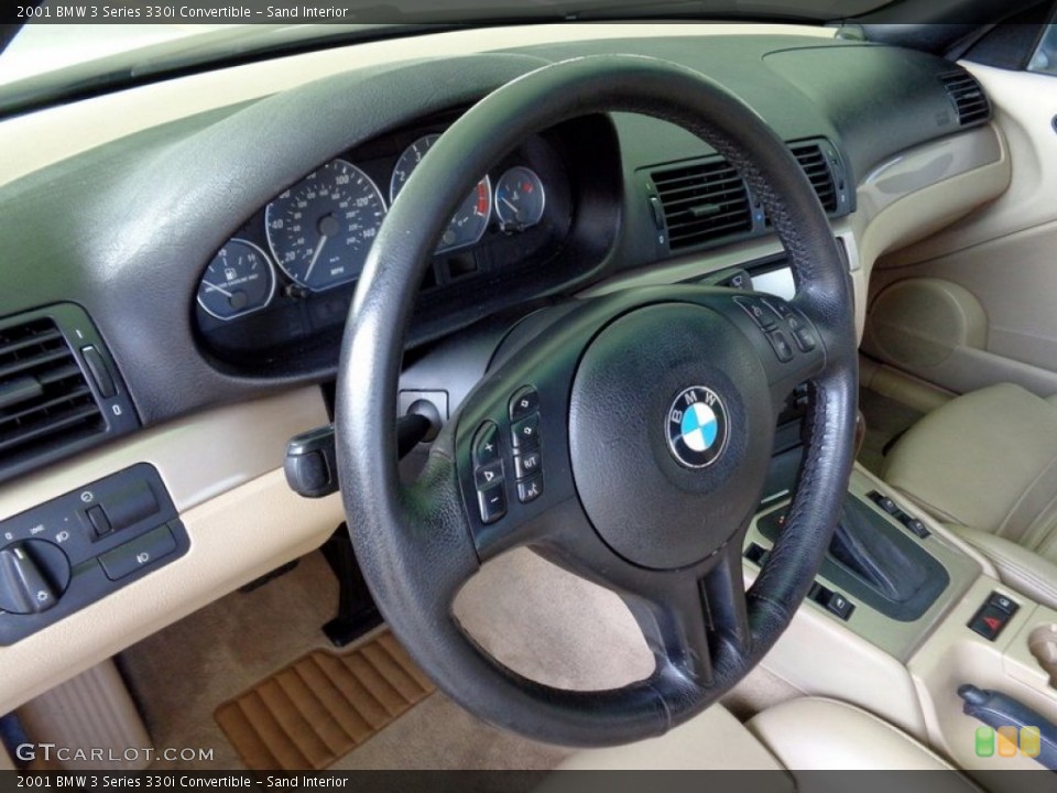 Sand Interior Steering Wheel for the 2001 BMW 3 Series 330i Convertible #93240842