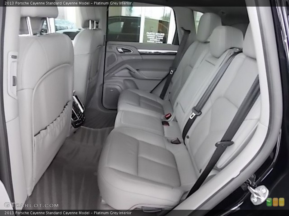 Platinum Grey Interior Rear Seat for the 2013 Porsche Cayenne  #93253256
