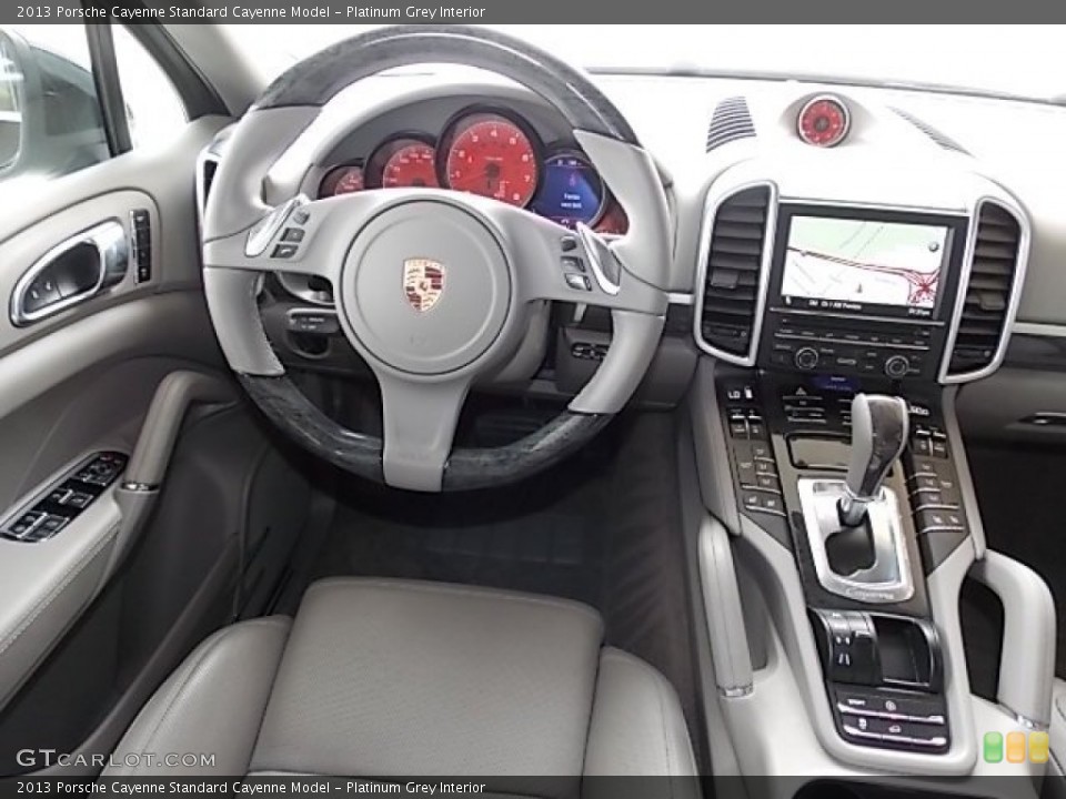 Platinum Grey Interior Dashboard for the 2013 Porsche Cayenne  #93253430