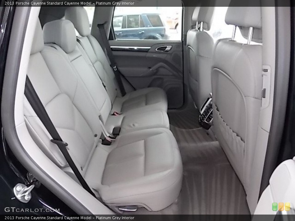 Platinum Grey Interior Rear Seat for the 2013 Porsche Cayenne  #93253523