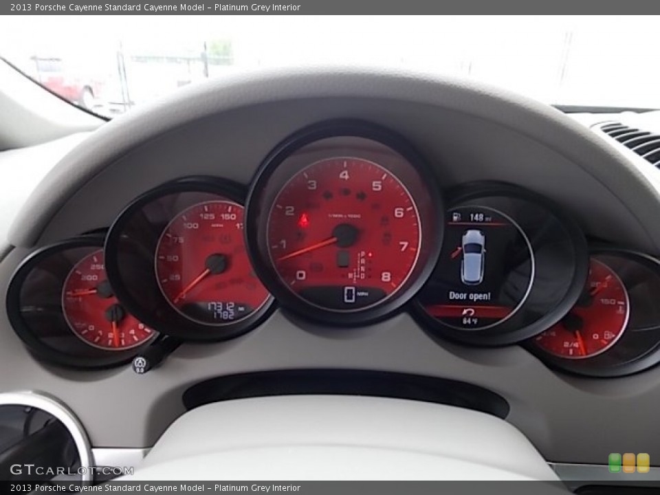 Platinum Grey Interior Gauges for the 2013 Porsche Cayenne  #93254102
