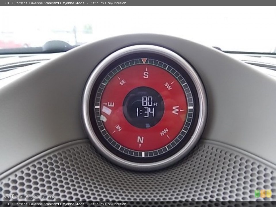 Platinum Grey Interior Gauges for the 2013 Porsche Cayenne  #93254147