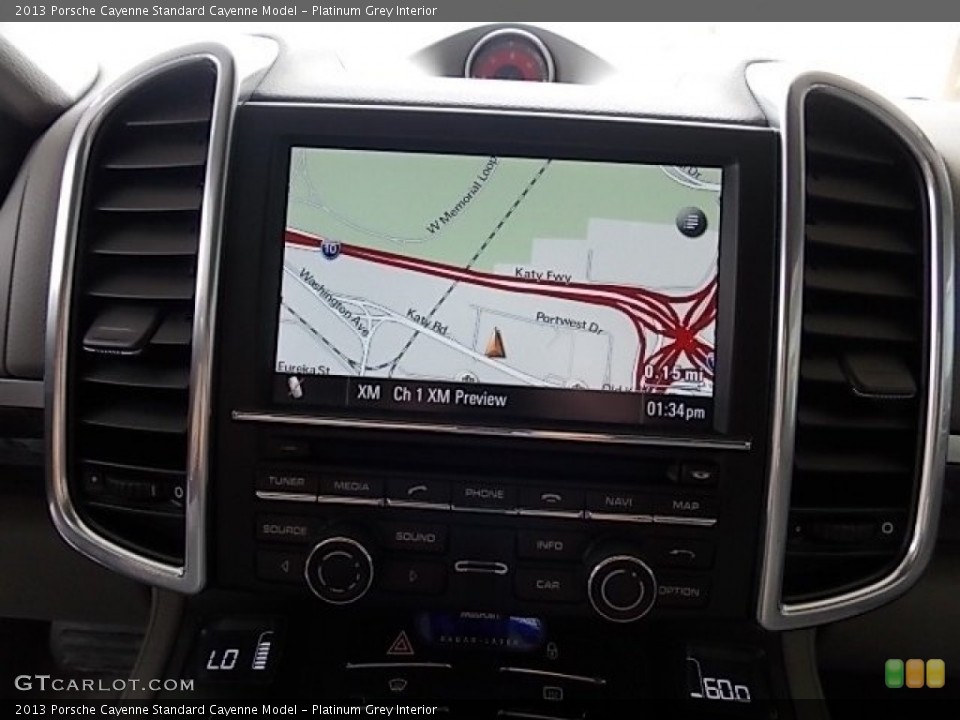 Platinum Grey Interior Navigation for the 2013 Porsche Cayenne  #93254171