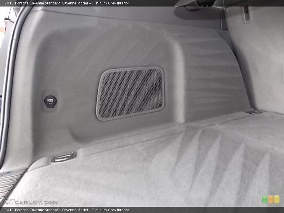 Platinum Grey Interior Trunk for the 2013 Porsche Cayenne  #93254564