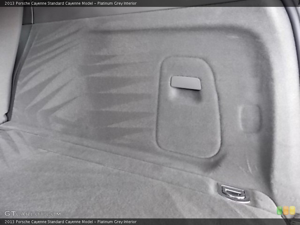 Platinum Grey Interior Trunk for the 2013 Porsche Cayenne  #93254586