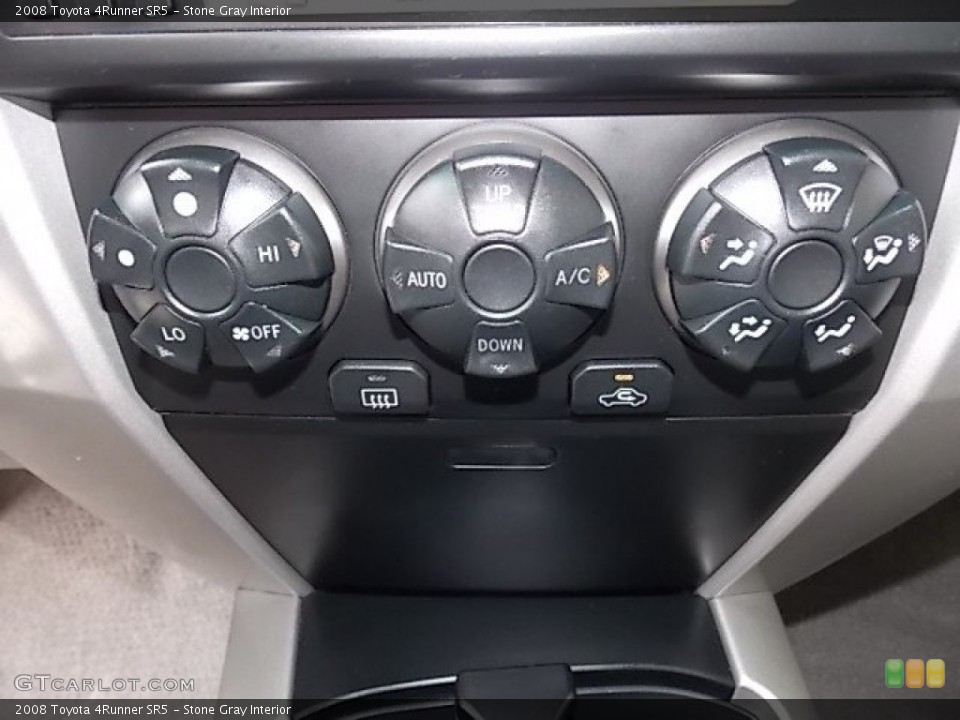 Stone Gray Interior Controls for the 2008 Toyota 4Runner SR5 #93260219