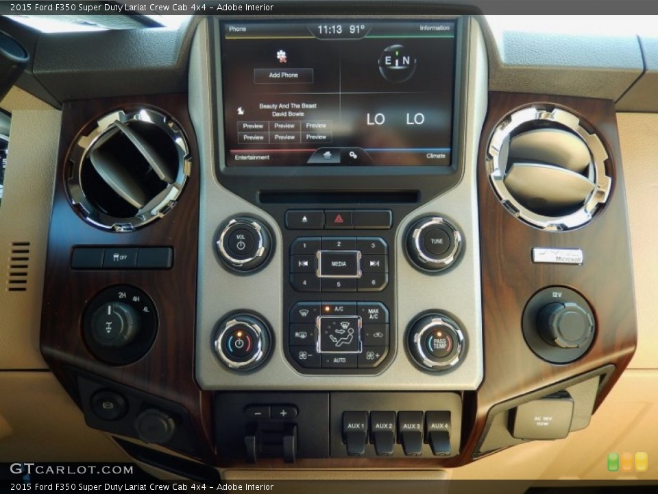 Adobe Interior Controls for the 2015 Ford F350 Super Duty Lariat Crew Cab 4x4 #93275069