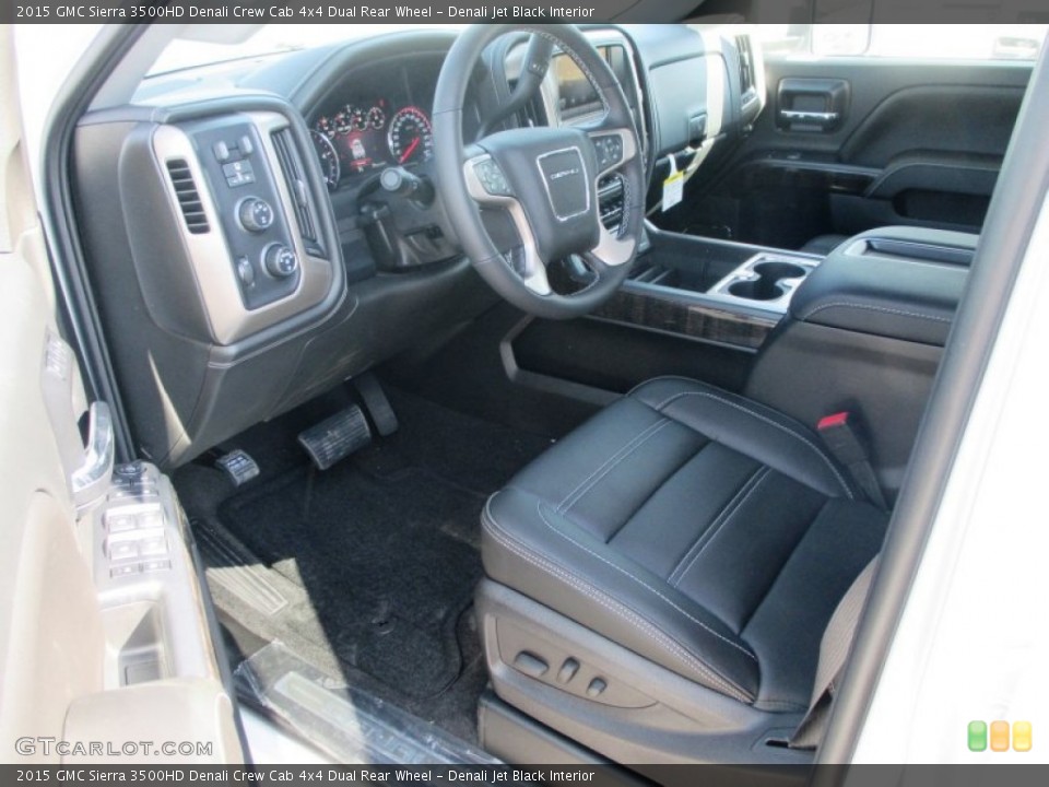Denali Jet Black Interior Prime Interior for the 2015 GMC Sierra 3500HD Denali Crew Cab 4x4 Dual Rear Wheel #93285275