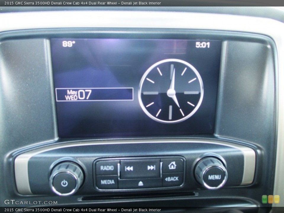 Denali Jet Black Interior Controls for the 2015 GMC Sierra 3500HD Denali Crew Cab 4x4 Dual Rear Wheel #93285305