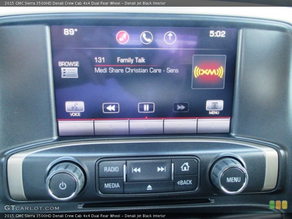 Denali Jet Black Interior Audio System for the 2015 GMC Sierra 3500HD Denali Crew Cab 4x4 Dual Rear Wheel #93285347