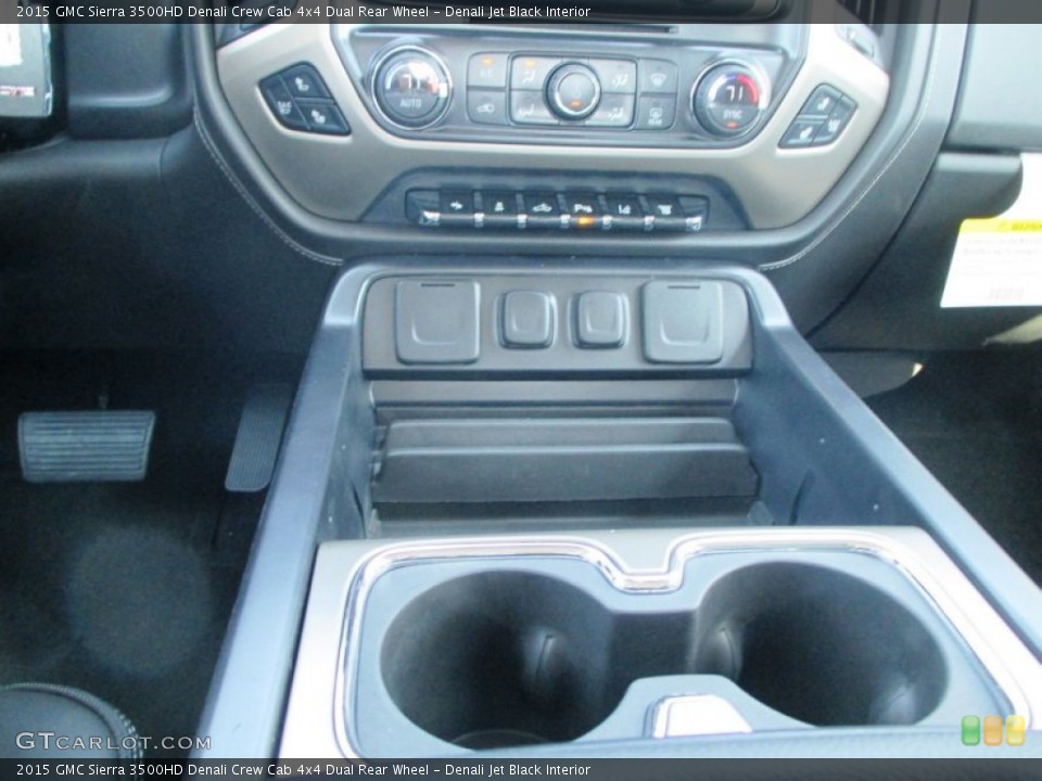Denali Jet Black Interior Controls for the 2015 GMC Sierra 3500HD Denali Crew Cab 4x4 Dual Rear Wheel #93285416