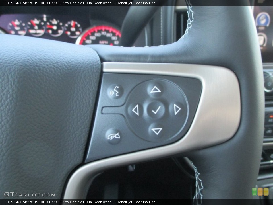 Denali Jet Black Interior Controls for the 2015 GMC Sierra 3500HD Denali Crew Cab 4x4 Dual Rear Wheel #93285440