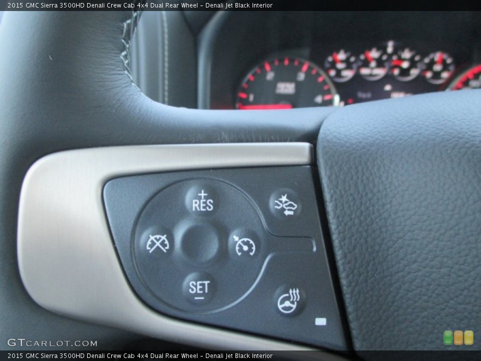Denali Jet Black Interior Controls for the 2015 GMC Sierra 3500HD Denali Crew Cab 4x4 Dual Rear Wheel #93285447