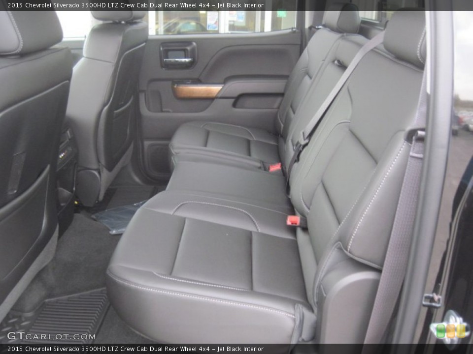 Jet Black Interior Rear Seat for the 2015 Chevrolet Silverado 3500HD LTZ Crew Cab Dual Rear Wheel 4x4 #93292155