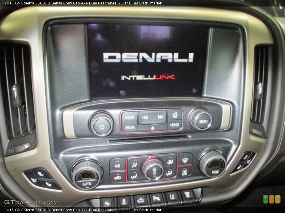 Denali Jet Black Interior Controls for the 2015 GMC Sierra 3500HD Denali Crew Cab 4x4 Dual Rear Wheel #93297294