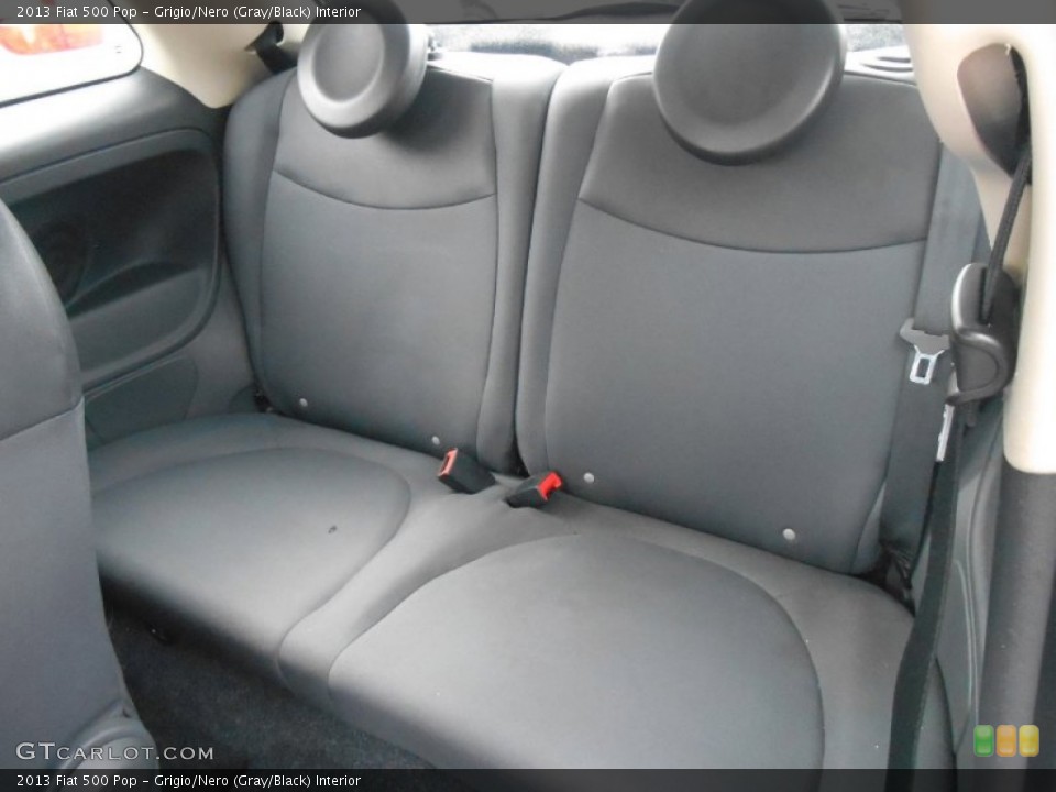 Grigio/Nero (Gray/Black) Interior Rear Seat for the 2013 Fiat 500 Pop #93308598