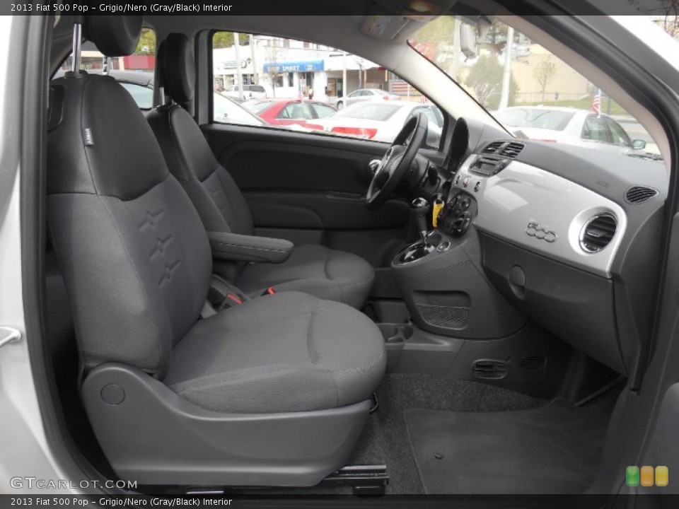 Grigio/Nero (Gray/Black) Interior Front Seat for the 2013 Fiat 500 Pop #93308660