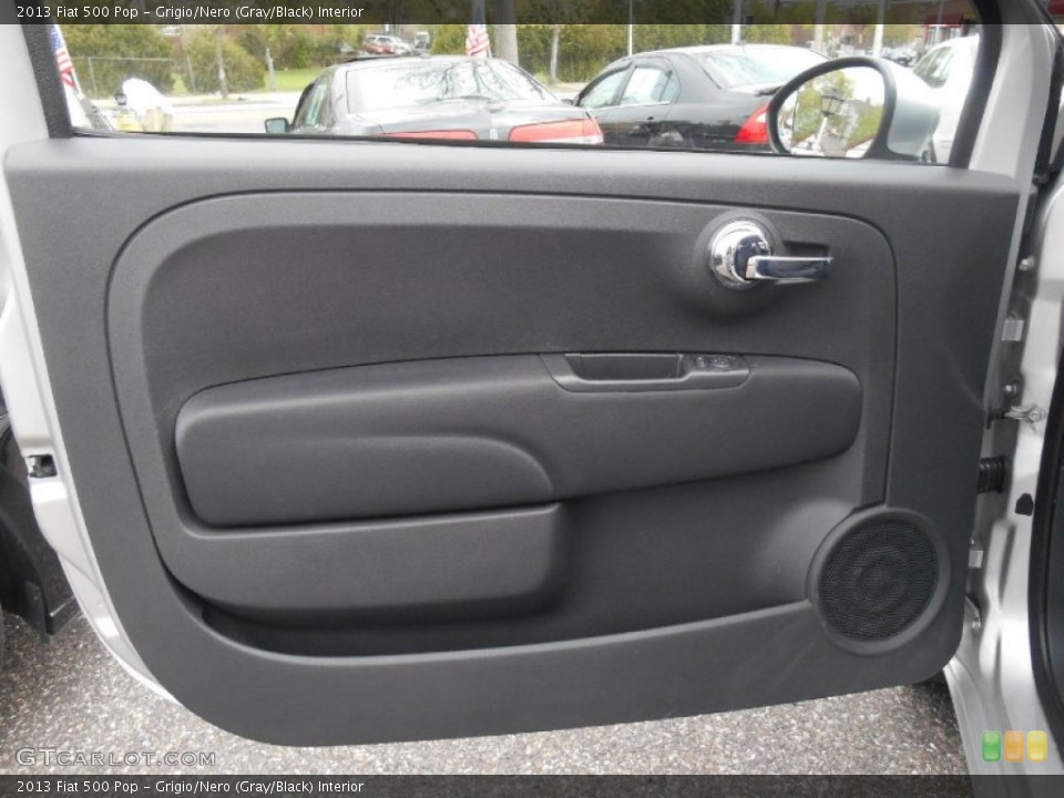 Grigio/Nero (Gray/Black) Interior Door Panel for the 2013 Fiat 500 Pop #93308691