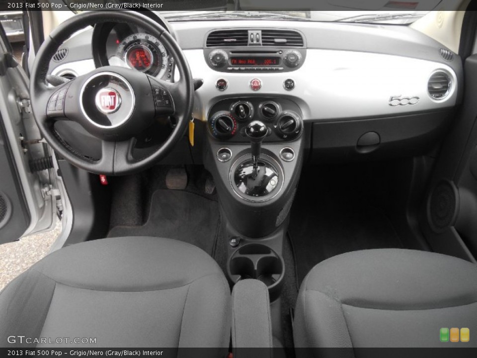 Grigio/Nero (Gray/Black) Interior Dashboard for the 2013 Fiat 500 Pop #93308754