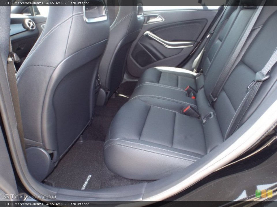 Black Interior Rear Seat for the 2014 Mercedes-Benz CLA 45 AMG #93317851