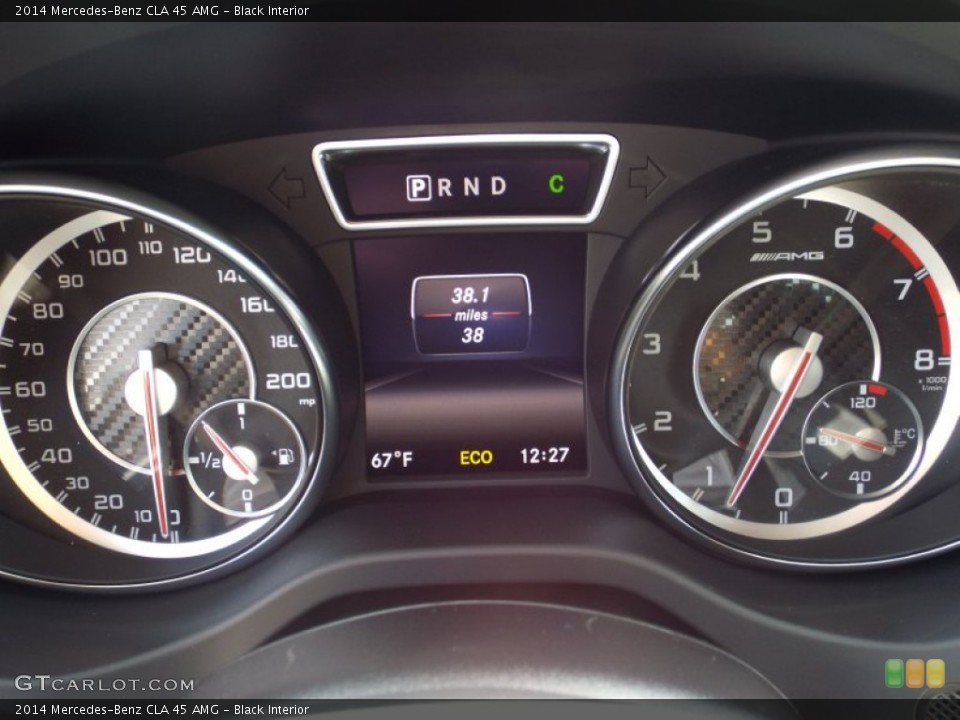 Black Interior Gauges for the 2014 Mercedes-Benz CLA 45 AMG #93317894
