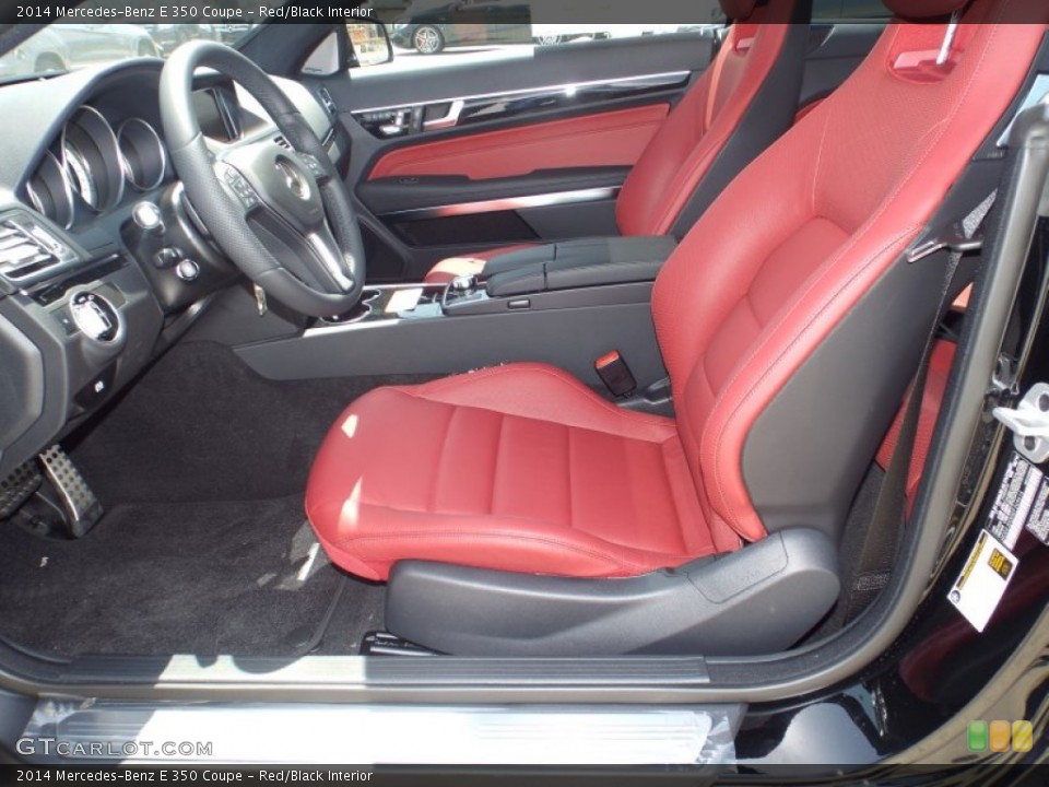 Red/Black Interior Photo for the 2014 Mercedes-Benz E 350 Coupe #93318274