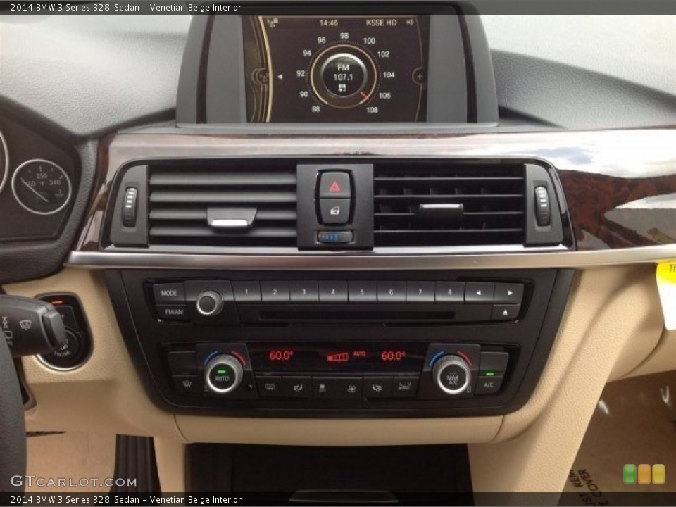 Venetian Beige Interior Controls for the 2014 BMW 3 Series 328i Sedan #93320419