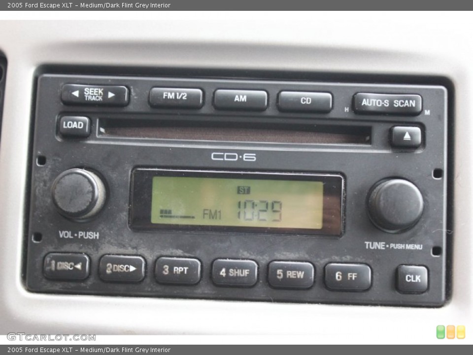 Medium/Dark Flint Grey Interior Audio System for the 2005 Ford Escape XLT #93322225