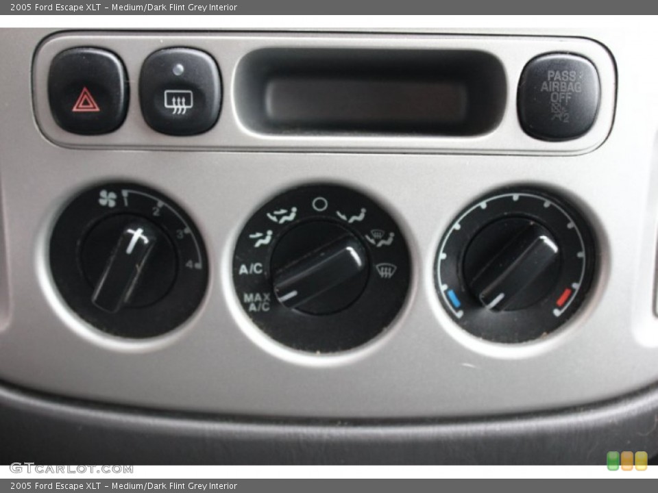 Medium/Dark Flint Grey Interior Controls for the 2005 Ford Escape XLT #93322243