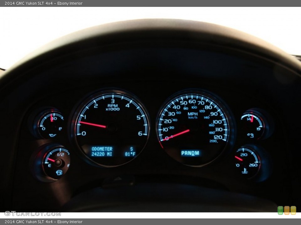 Ebony Interior Gauges for the 2014 GMC Yukon SLT 4x4 #93325732