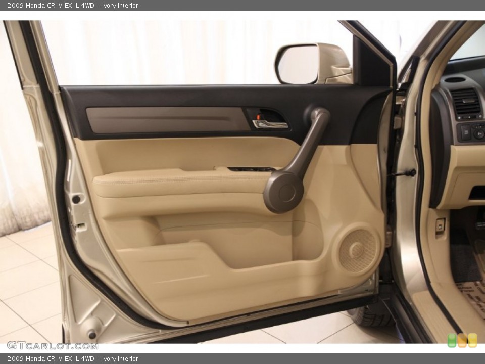 Ivory Interior Door Panel for the 2009 Honda CR-V EX-L 4WD #93326776