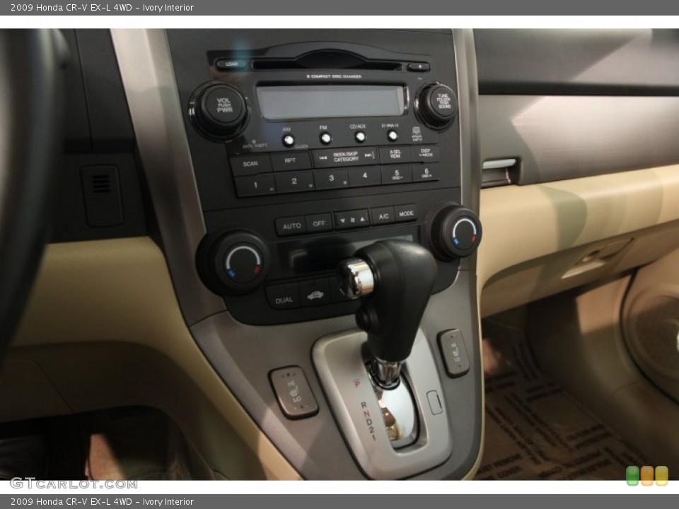 Ivory Interior Controls for the 2009 Honda CR-V EX-L 4WD #93326854