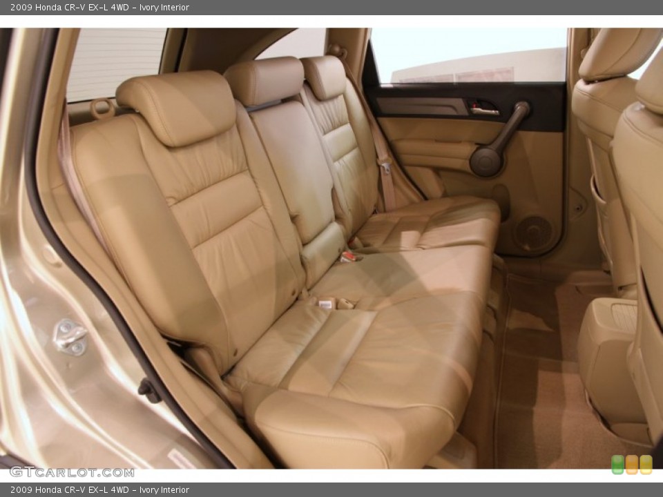 Ivory Interior Rear Seat for the 2009 Honda CR-V EX-L 4WD #93326896