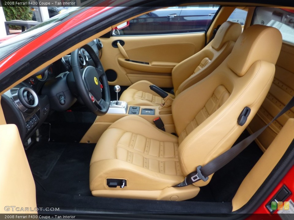 Tan Interior Front Seat for the 2008 Ferrari F430 Coupe #93334186