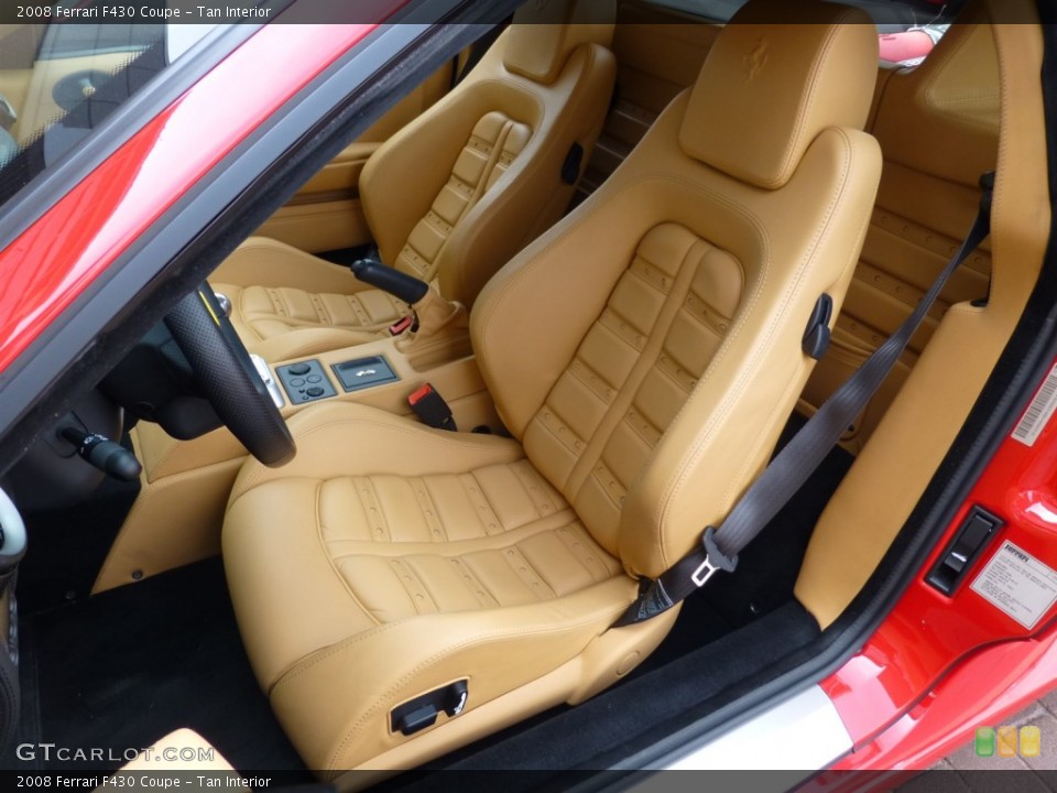 Tan Interior Front Seat for the 2008 Ferrari F430 Coupe #93334195