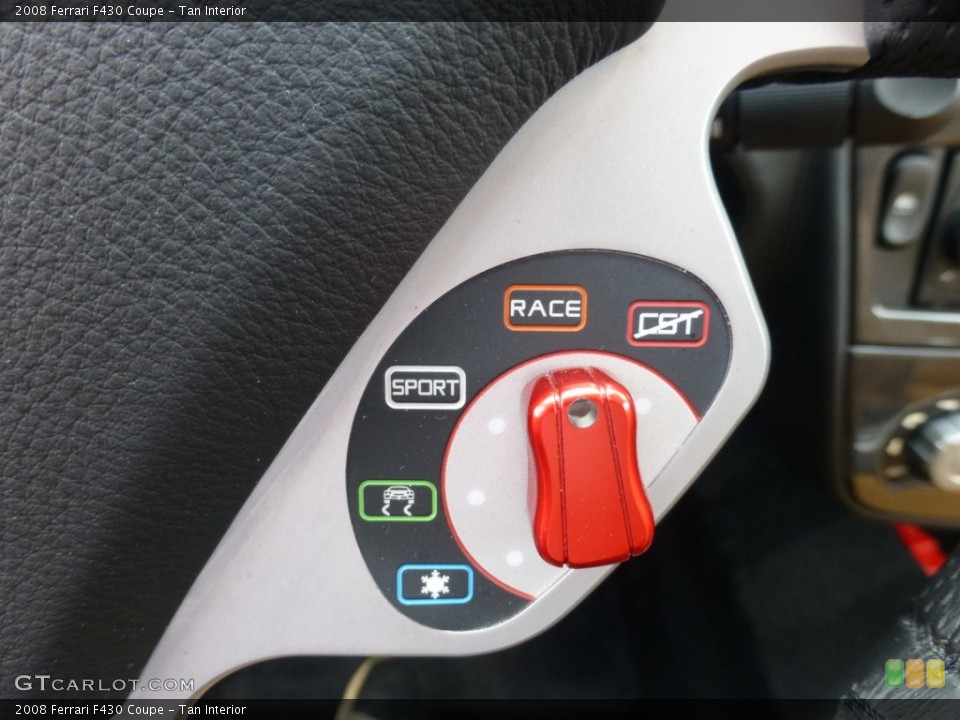 Tan Interior Controls for the 2008 Ferrari F430 Coupe #93334258