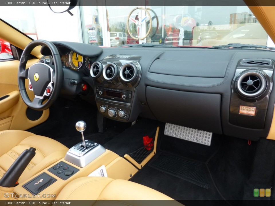 Tan Interior Dashboard for the 2008 Ferrari F430 Coupe #93334273