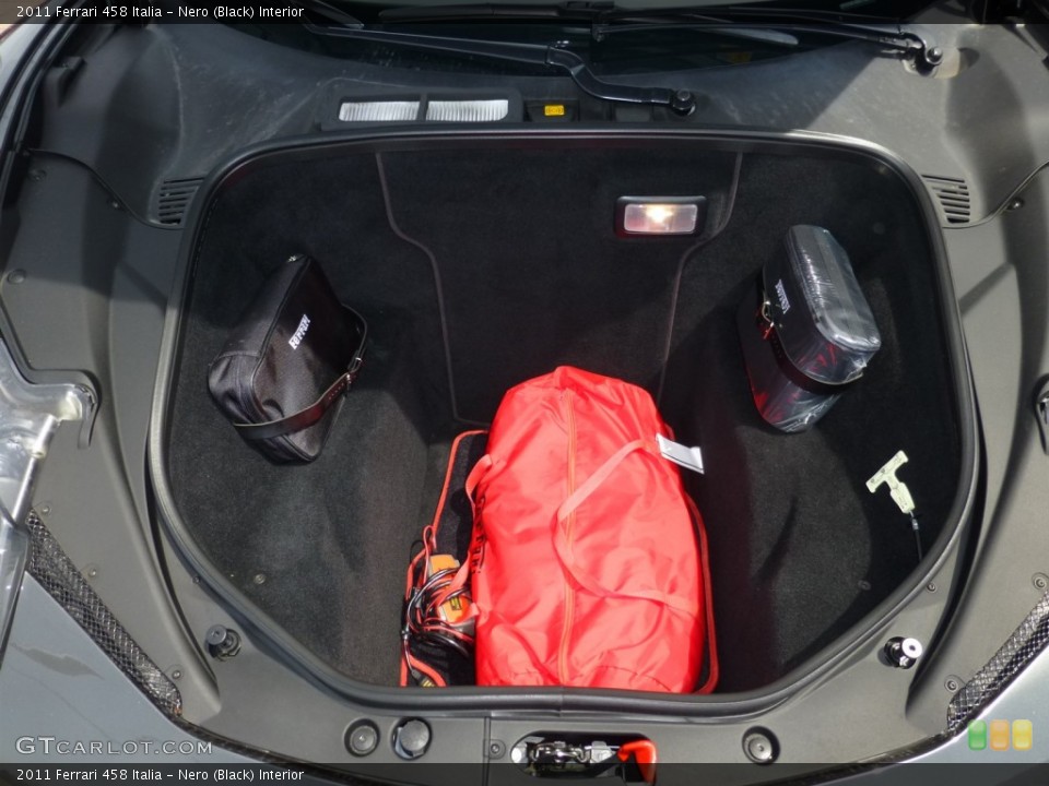 Nero (Black) Interior Trunk for the 2011 Ferrari 458 Italia #93334570