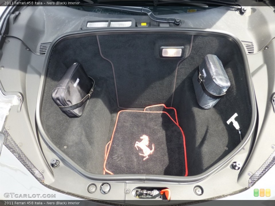 Nero (Black) Interior Trunk for the 2011 Ferrari 458 Italia #93334576